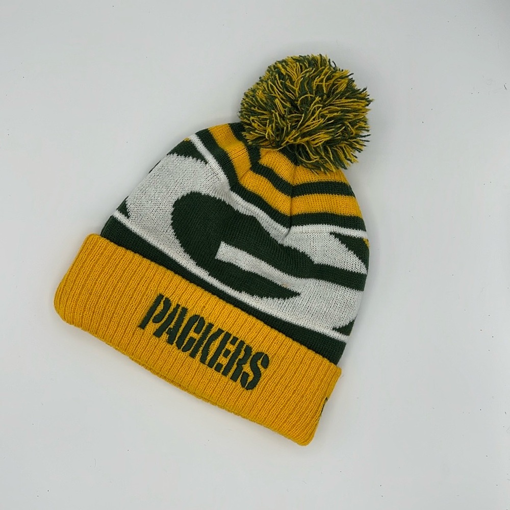 NFL Cuff Knit Hat with Pom - New Era - Packers